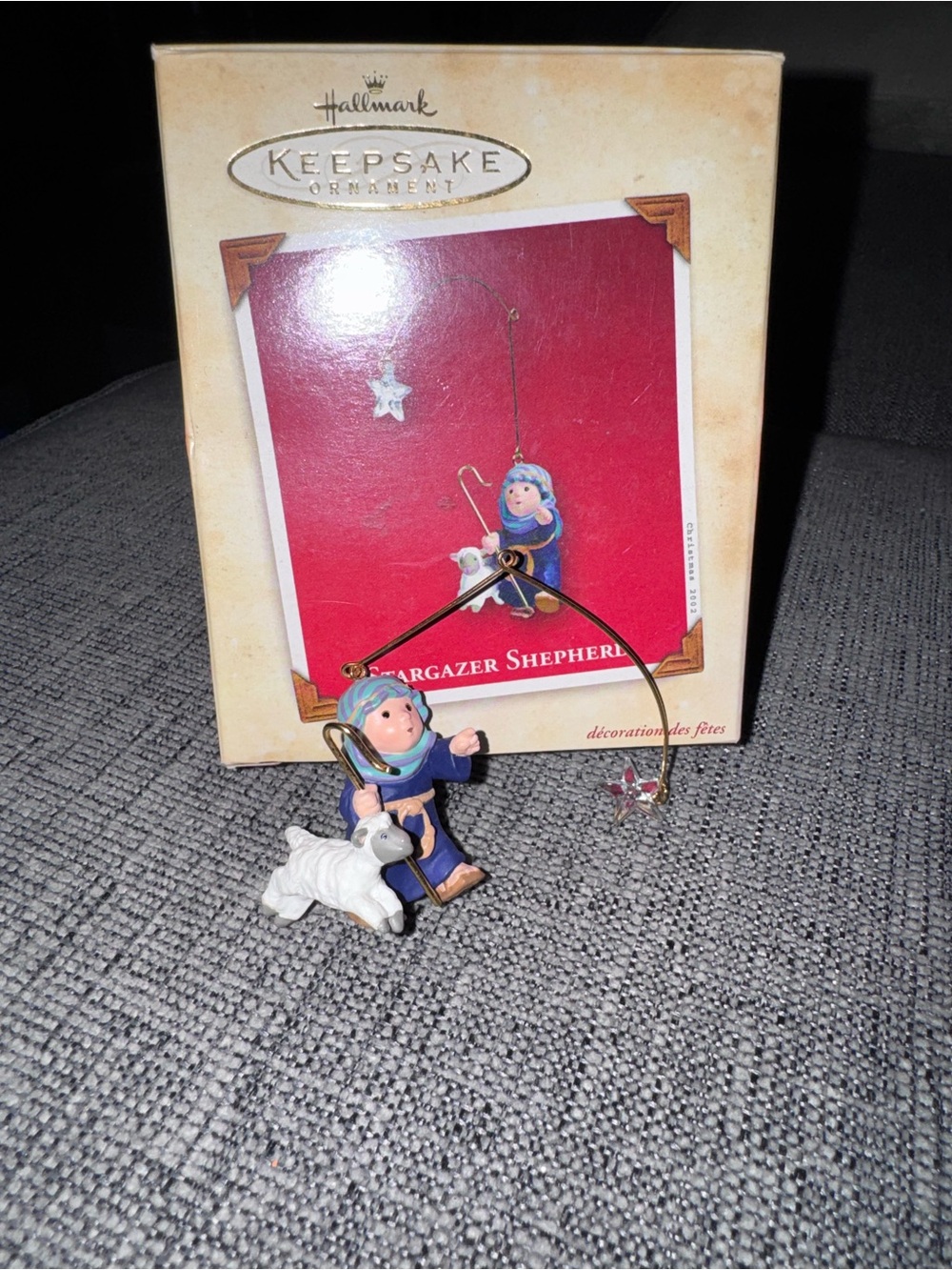 Hallmark Keepsake Stargazer Shepherd Blue Ornament